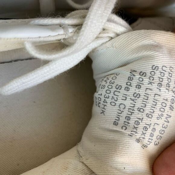 MADEWELL genuine leather sneakers white sz 10 womens or 8 mens - Picture 6 of 8